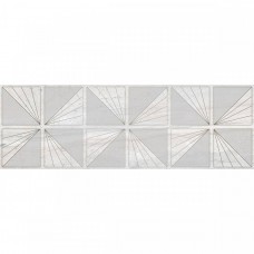 Декор глянцевая Moon Светло-Серый 75x25 9мм  серый Laparet