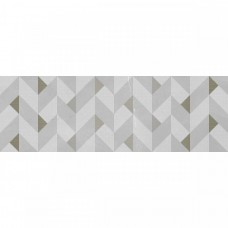 Декор глянцевая Lima Светло-Серый 75x25 9мм  серый Laparet