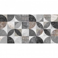 Керамическая плитка глянцевая Фокус 34085 серый Узор 50x25 9мм  Laparet