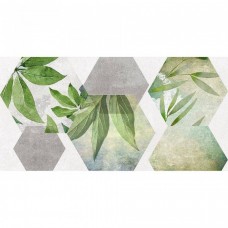 Керамическая плитка глянцевая Фокус 34090 зеленый Ботаника 50x25 9мм Laparet Керамическая плитка глянцевая Фокус 34090 зеленый Ботаника 50x25 9мм Laparet