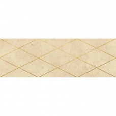 Декор глянцевая Миланезе дизайн 1664-0143 Римский Крема 60x20 9мм  бежевый Lasselsberger Ceramics