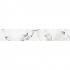 Бордюр матовая Каррарский Мрамор 1504-0145 Цветы 45x8 7мм  серый Lasselsberger Ceramics