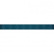 Бордюр глянцевая Парижанка 1506-0175 Геометрия 60x6 9мм  синий Lasselsberger Ceramics