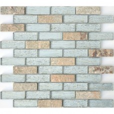 Мозаика глянцевая Naturelle 8 Dubai (2.3x7.3) 30x30 8мм  многоцветный LeeDo