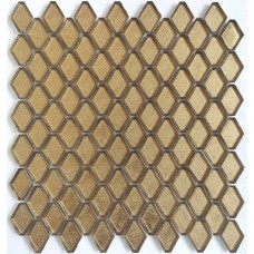 Мозаика лаппатированная Alchimia Aureo Diamanti D'Oro (2.4x4.2) 31x28 6мм  золотой LeeDo