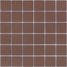 Мозаика матовая L'Universo Nana Bruna (4.8x4.8) 31x31 6мм  коричневый LeeDo