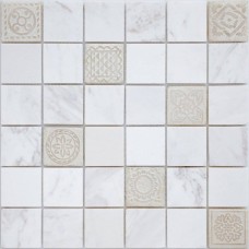 Мозаика матовая Art Stone Dolomiti Bianco Mat (4.8x4.8) 30x30 8мм серый LeeDo Мозаика матовая Art Stone Dolomiti Bianco Mat (4.8x4.8) 30x30 8мм серый LeeDo