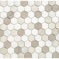 Мозаика матовая Pietrine Hexagonal Pietra Mix 3 Mat Hex (1.8x3) 31x29 6мм белый LeeDo Мозаика матовая Pietrine Hexagonal Pietra Mix 3 Mat Hex (1.8x3) 31x29 6мм белый LeeDo
