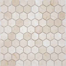 Мозаика матовая Pietrine Hexagonal Crema Marfil Mat Hex (1.8x3) 31x29 6мм бежевый LeeDo Мозаика матовая Pietrine Hexagonal Crema Marfil Mat Hex (1.8x3) 31x29 6мм бежевый LeeDo