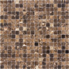 Мозаика полированная Pietrine 4 Emperador Dark Pol (1.5x1.5) 31x31 4мм  коричневый LeeDo
