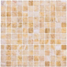Мозаика полированная Pietrine 7 Onice Beige Pol (2.3x2.3) 30x30 8мм  бежевый LeeDo