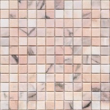 Мозаика полированная Pietrine 7 Rosa Salmone Pol (2.3x2.3) 30x30 7мм  розовый LeeDo