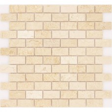 Мозаика полированная Pietrine 7 Botticino Pol (2.3x4.8) 30x30 7мм  бежевый LeeDo