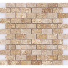 Мозаика полированная Pietrine 7 Emperador Light Pol (2.3x4.8) 30x30 7мм  коричневый LeeDo