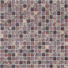 Мозаика глянцевая Naturelle Siracusa (1.5x1.5) 31x31 8мм  коричневый LeeDo