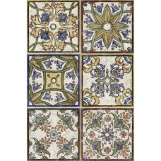 Декор глянцевая Calabria Decor Vietri Mix 15x15 9мм  бежевый Mainzu
