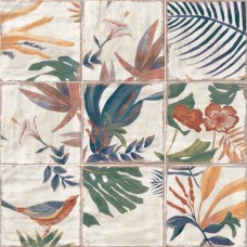 Декор сатинированная Livorno PT02482 Decor Sonata 20x20 10мм  белый Mainzu