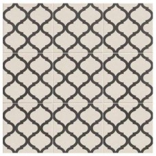Декор матовая Zellige Meknes 20x20 9мм  черный Mainzu