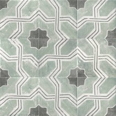 Декор матовая Carino Deco Iberia 20x20 10мм  зеленый Mainzu