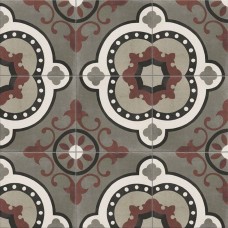 Декор матовая Nostalgy Deco Barcelona Grenade 20x20 8мм  серый Mainzu