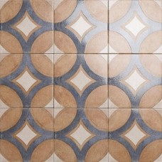 Декор матовая Fondant Decor Natural Matt 20x20 10мм  коричневый Mainzu