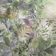 Декор матовая Technical Soft Secrets Green 20x20 10мм  зеленый Mainzu