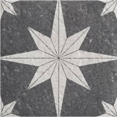 Керамогранит матовая Compass Lava Mate 20x20 8.3мм  черный Mainzu