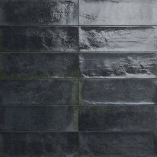 Керамическая плитка глянцевая Village Moonlake 30x10 7.8мм  синий Mainzu