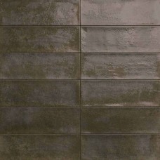 Керамическая плитка глянцевая Village Castle 30x10 7.8мм  коричневый Mainzu