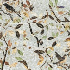 Керамогранит глянцевая Tiffany PT03836 Decor 20x20 9мм  многоцветный Mainzu