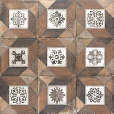 Декор матовая Elegance PT03967 Deco Brown 20x20 8.3мм  коричневый Mainzu