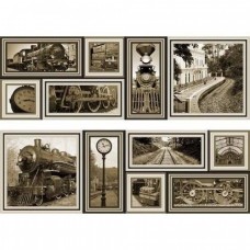 Декор глянцевая Genova Decor Memories Beige-2 75x50 9мм синий Mallol Декор глянцевая Genova Decor Memories Beige-2 75x50 9мм синий Mallol