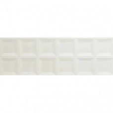 Керамическая плитка глянцевая Bliss MP5V Square Ice 3D Str 90x30 10мм  белый Marazzi Italy