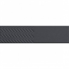 Керамическая плитка матовая Biscuit 4100682 Waves Notte 20x5 8мм  черный 41ZERO42