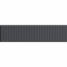 Керамическая плитка матовая Biscuit 4100680 Strip Notte 20x5 8мм  черный 41ZERO42