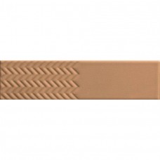 Керамическая плитка матовая Biscuit 4100605 Waves Terra 20x5 9мм  коричневый 41ZERO42