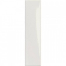 Керамическая плитка глянцевая Italic 4101080 Plain Bianco Lux 20x5 8мм  белый 41ZERO42