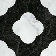 Керамогранит матовая Dandy 4101200 Pin Black White 19x19 8.5мм  белый 41ZERO42