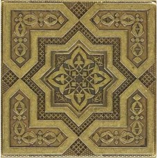 Вставка сатинированная Декоративные вставки MNL000002 Beni-maclet Satined cooper 6x6 желтый Moneli