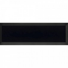 Керамическая плитка глянцевая Fresh/Primavera Brillo Bisel Negro 30x10 9мм  черный Monopole
