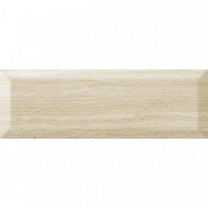 Керамическая плитка глянцевая Exquisit Brillo Bisel Creta Crema 30x10 9мм  бежевый Monopole