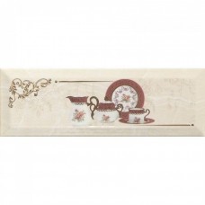 Декор глянцевая Petra Pranzo Gold C 30x10 9мм  бежевый Monopole