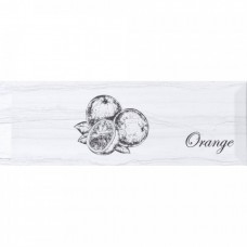 Декор глянцевая Fruit Laguna Orange 30x10 9мм  белый Monopole