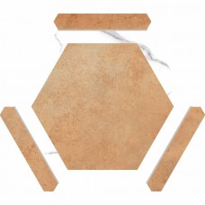 Керамогранит матовая Avant Menorca Rustico 25x22 8мм  белый Monopole