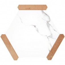 Керамогранит матовая Avant Menorca Calacatta 25x22 8мм  белый Monopole