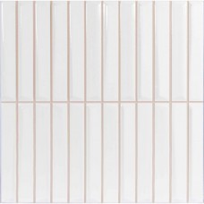 Керамическая плитка глянцевая Melody White 20x20 8.5мм  белый Monopole