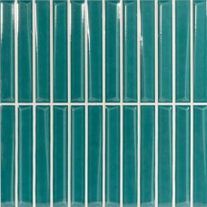 Керамическая плитка глянцевая Melody Turquoise 20x20 8.5мм  голубой Monopole