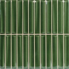 Керамическая плитка глянцевая Melody Royal Green 20x20 8.5мм  зеленый Monopole