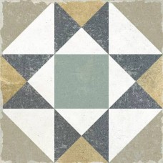 Керамогранит матовая Gabana Kenitra 20x20 10мм  многоцветный Nanda Tiles