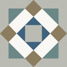 Керамогранит матовая Kompas Nara 20x20 8мм  белый Nanda Tiles